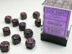 Speckled - Hurricane - d6, 36 st (12 mm, prickar)