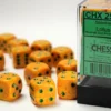 Speckled: Lotus - d6, 12 st (16 mm, prickar)