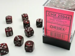 Speckled - Silver Volcano - d6, 36 st (12 mm, prickar)