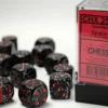 Speckled: Space - d6, 12 st (16 mm, prickar)