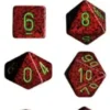 Speckled - Strawberry - Dice set