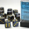 Speckled: Twilight - d6, 12 st (16 mm, prickar)