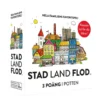Stad Land Flod (Med kartong)