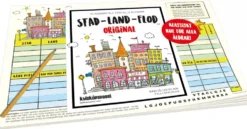 Stad, Land, Flod (Med skrivblock)