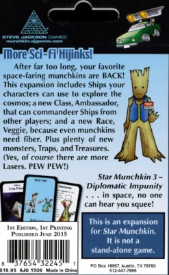 Star Munchkin 3: Diplomatic Impunity (Exp.)