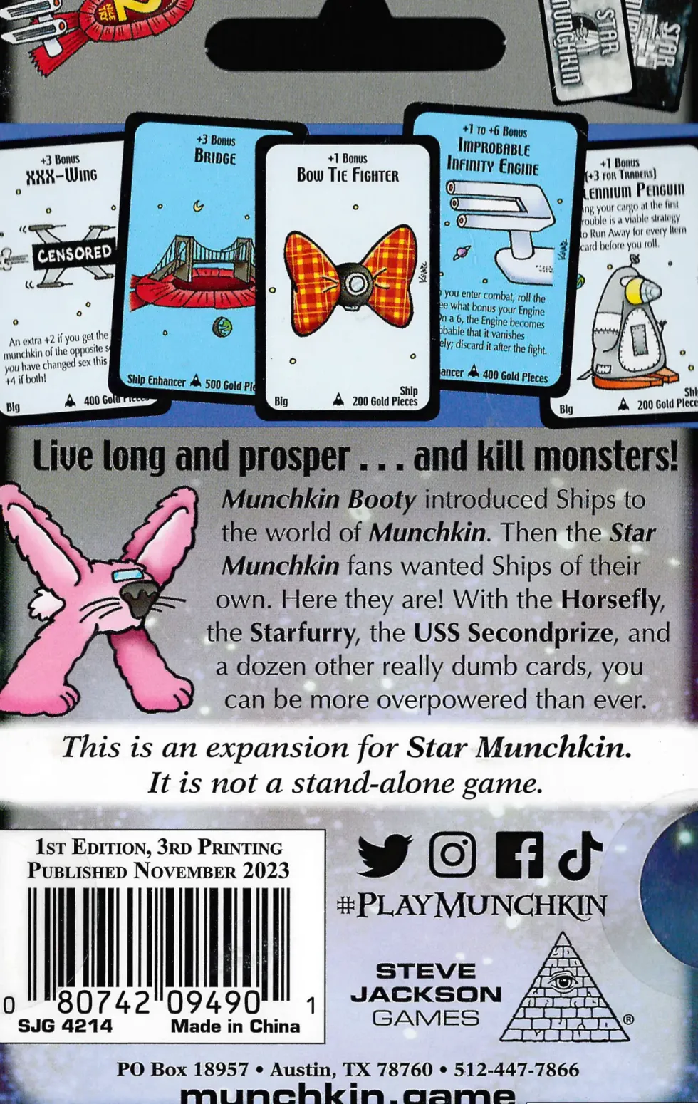 Star Munchkin: Space Ships (Exp.)