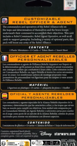 Star Wars: Legion - Customizable Rebel Officer & Agent (Exp.)