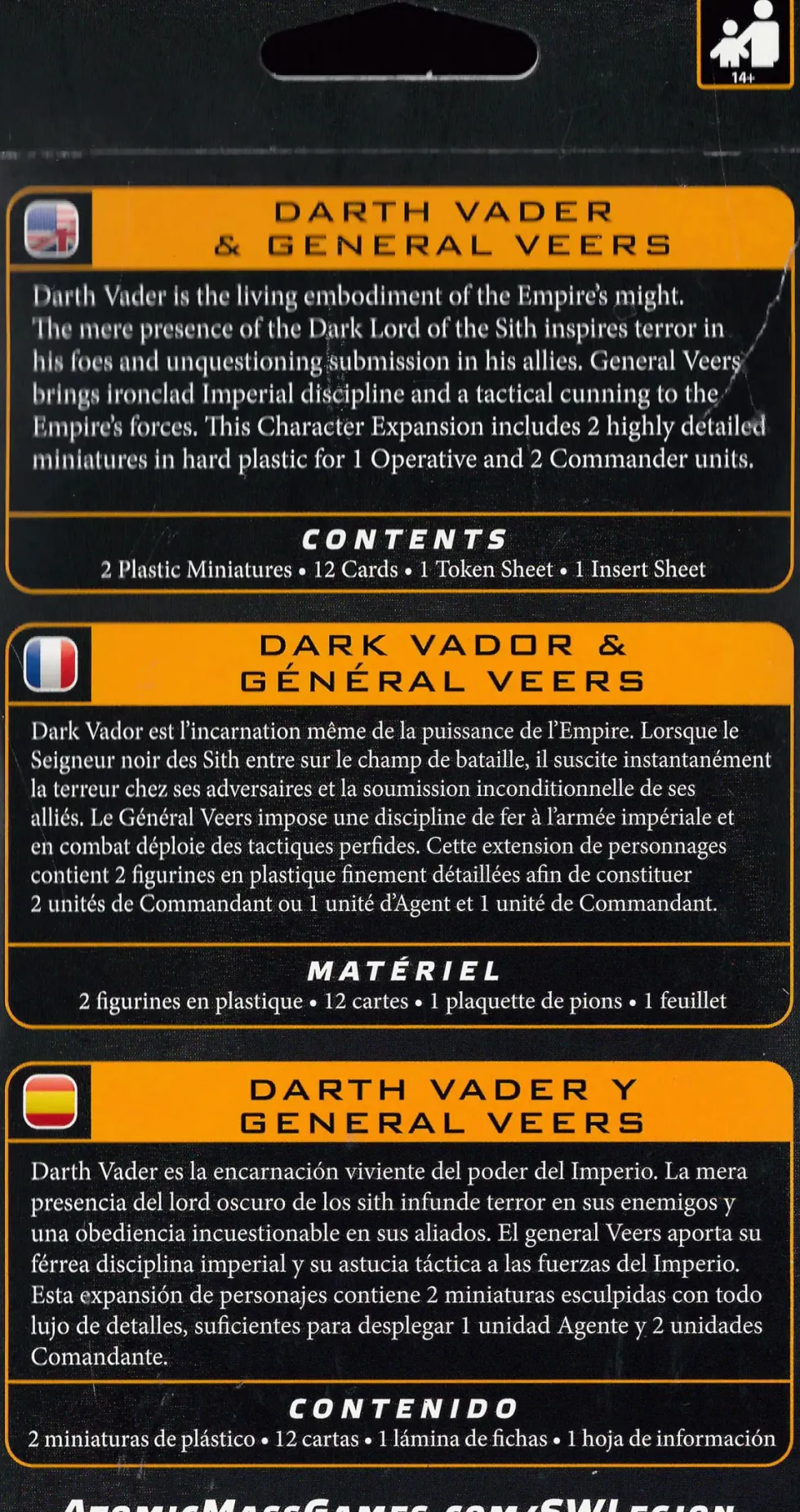 Star Wars: Legion - Darth Vader & General Veers (Exp.)