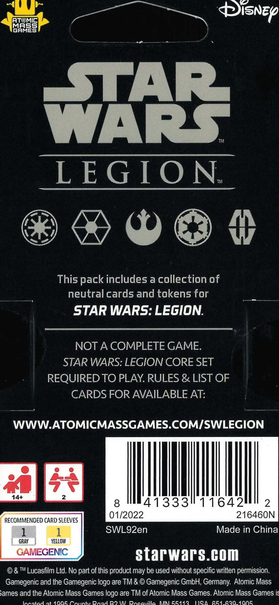 Star Wars: Legion - Upgrade Card Pack II (Exp.)