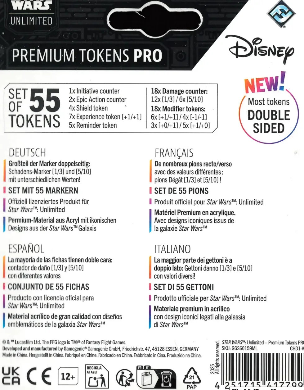 Star Wars: Unlimited - Premium Tokens PRO