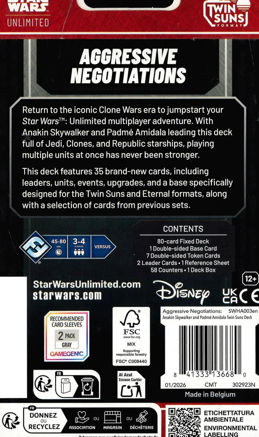 Star Wars: Unlimited - Twin Suns - Aggressive Negotiations