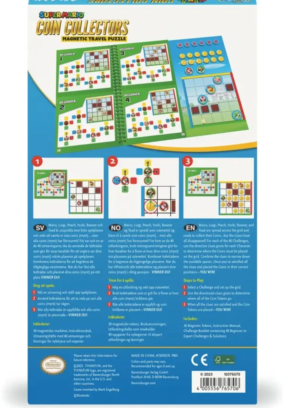 Super Mario: Coin Collectors (Magnetic Travel Puzzle)