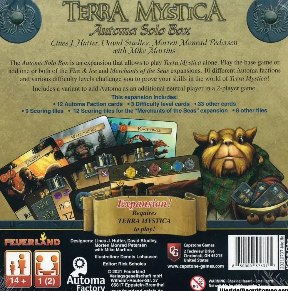 Terra Mystica: Automa Solo Box (Exp.)