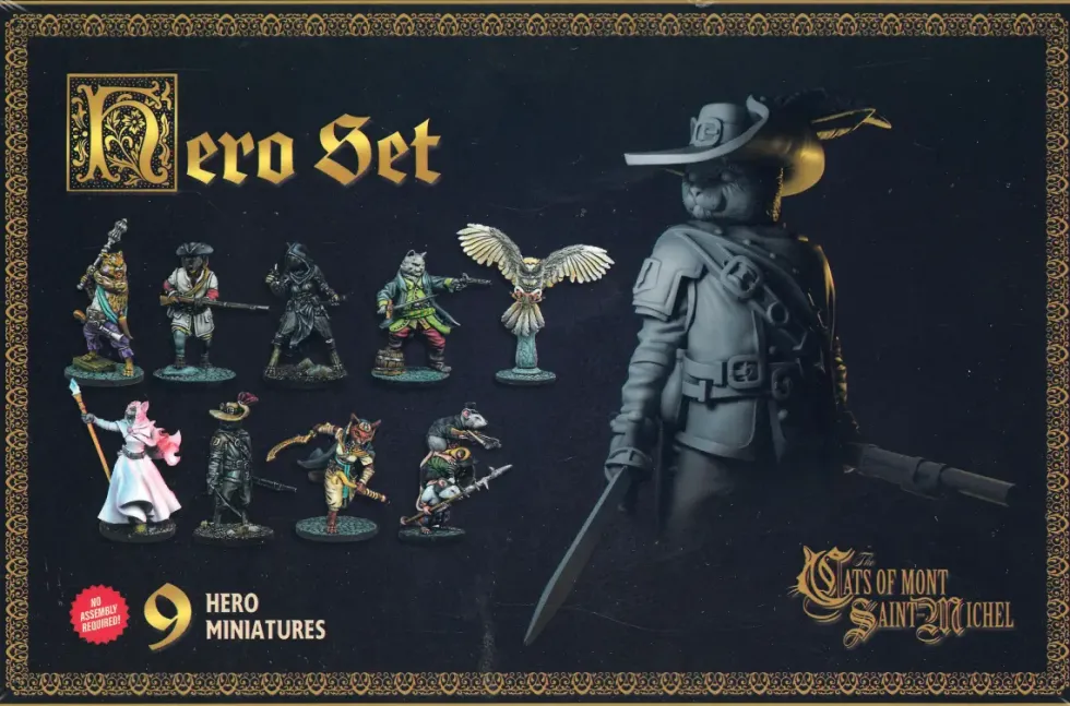 The Cats of Mont Saint Michel: Hero Miniatures Set (Exp.)