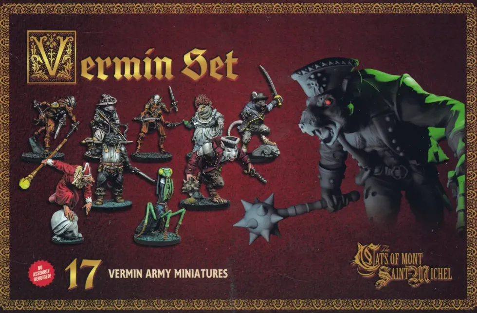 The Cats of Mont Saint Michel: Vermin Miniatures Set (Exp.)