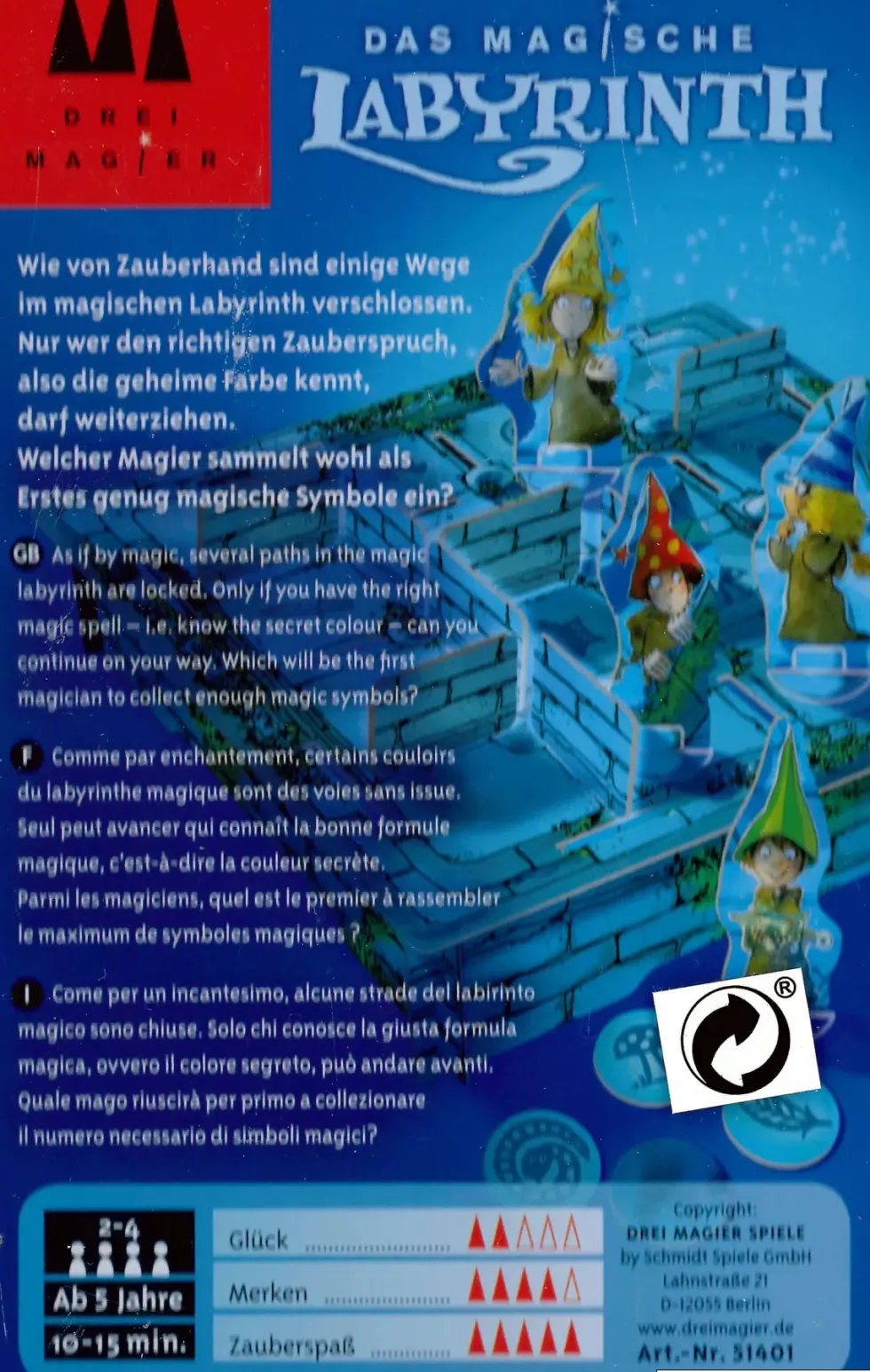 The Magic Labyrinth - Aluminum Box