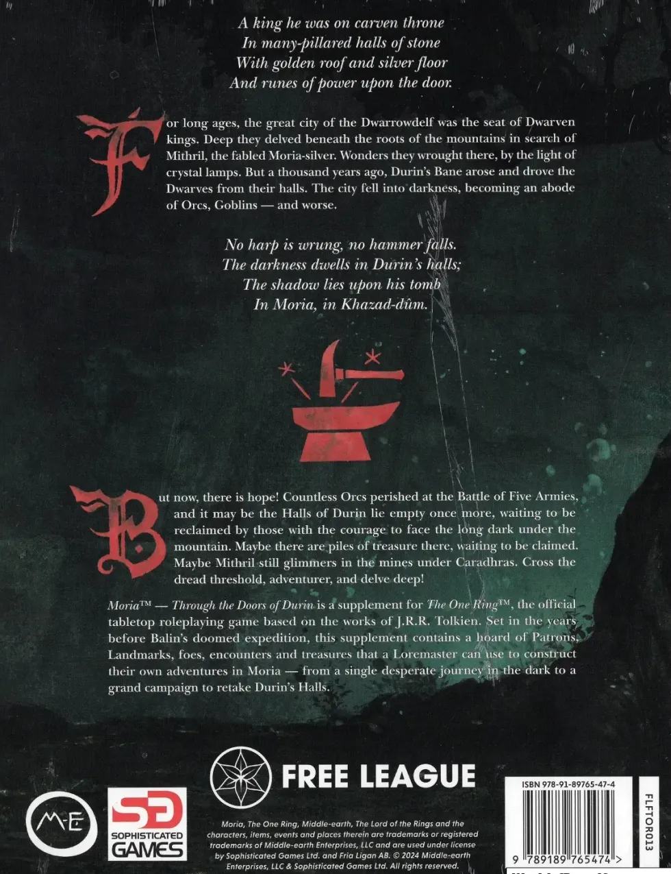 The One Ring (RPG): Moria - Through the Doors of Durin