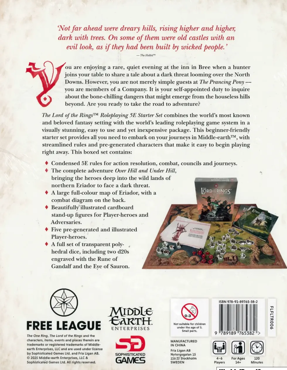 The One Ring (RPG): Over and Under Hill Starter Set