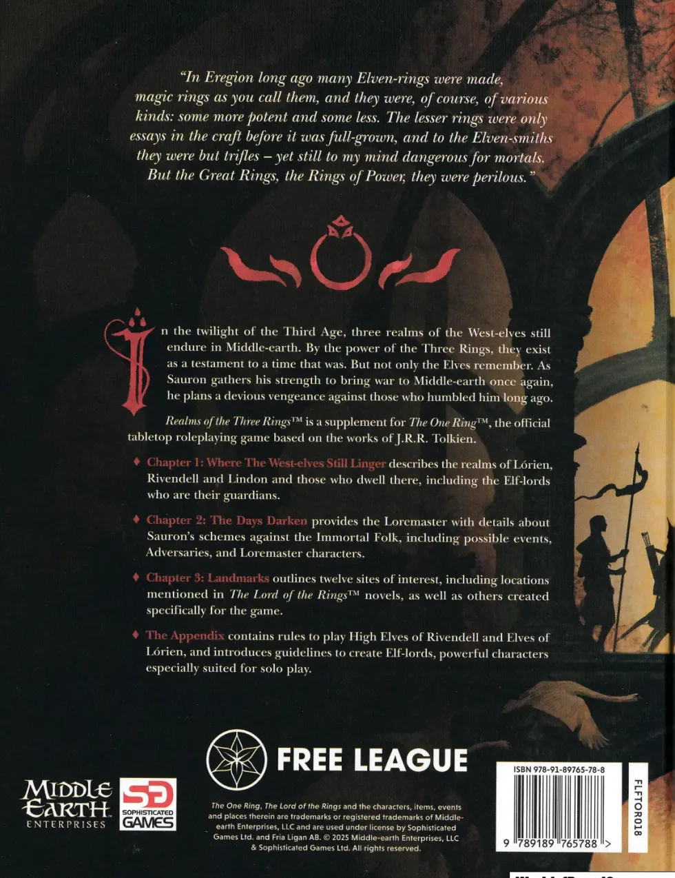 The One Ring (RPG): Realms of the Three Rings