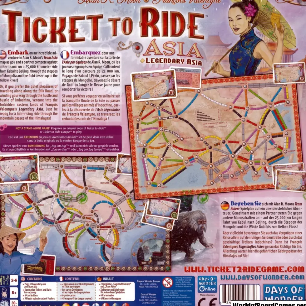 Ticket to Ride: Asia (Exp.)