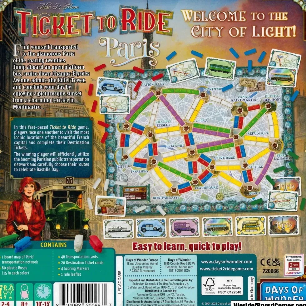Ticket To Ride: Paris