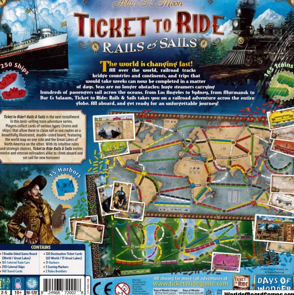 Ticket to Ride: Rails & Sails (ENG)