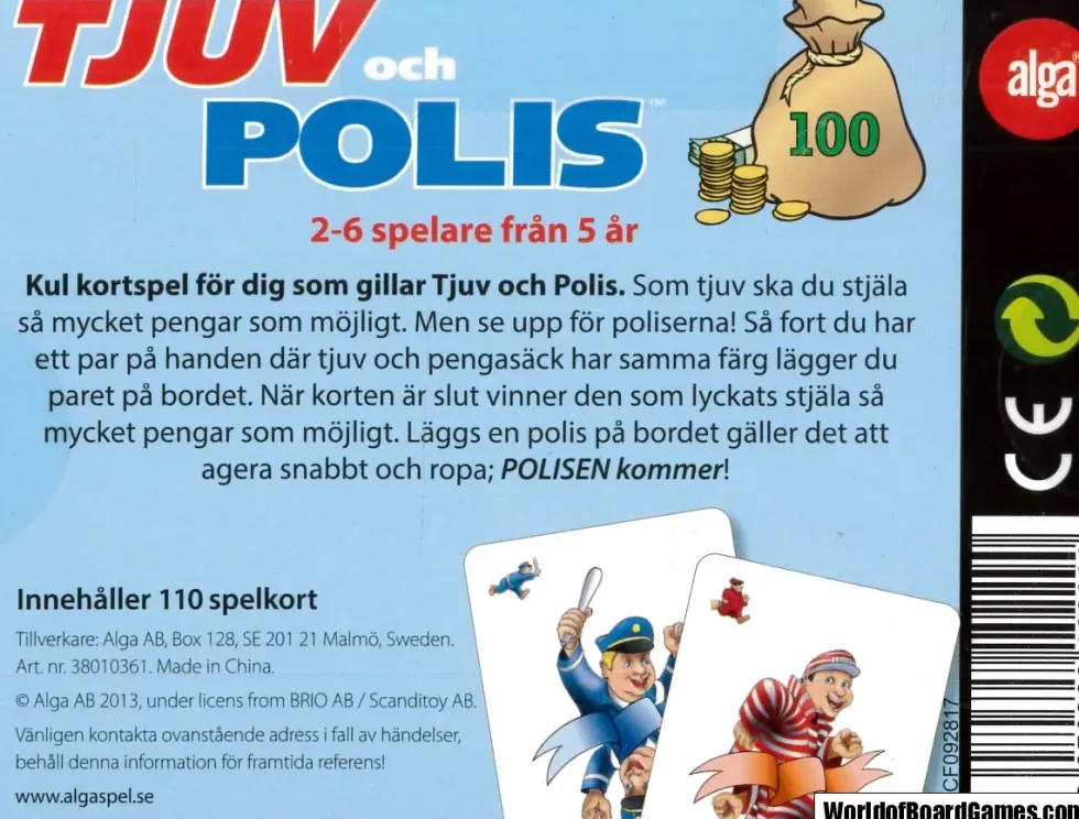 Tjuv och polis - Kortspel