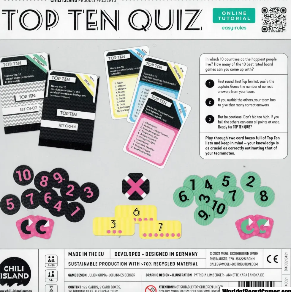 Top Ten Quiz
