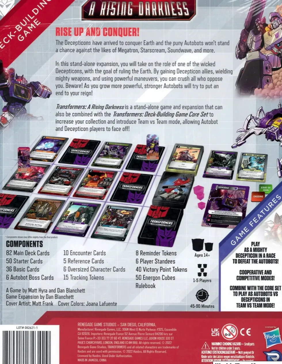 Transformers Deck-Building Game: A Rising Darkness