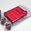 Translucent - Smoke/Red - d10, 10 st