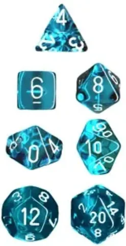 Translucent - Teal - Dice Set