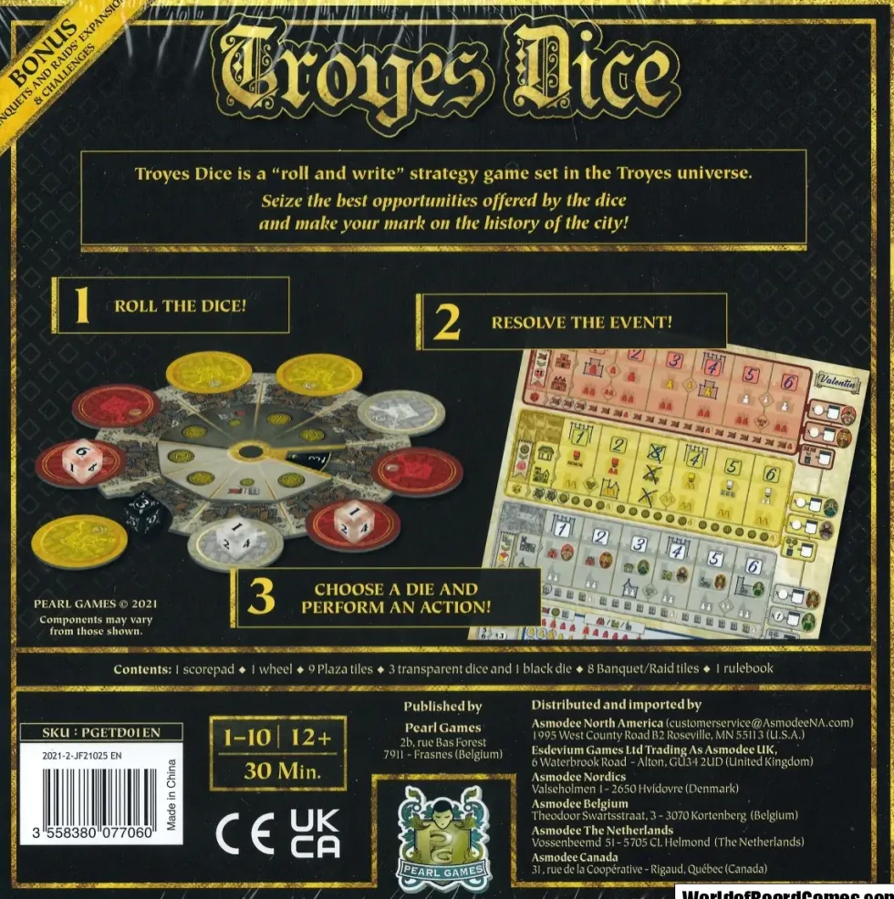 Troyes Dice
