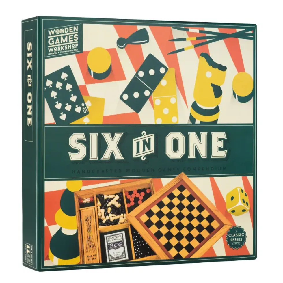 Träspel: Six in One (Professor Puzzle)