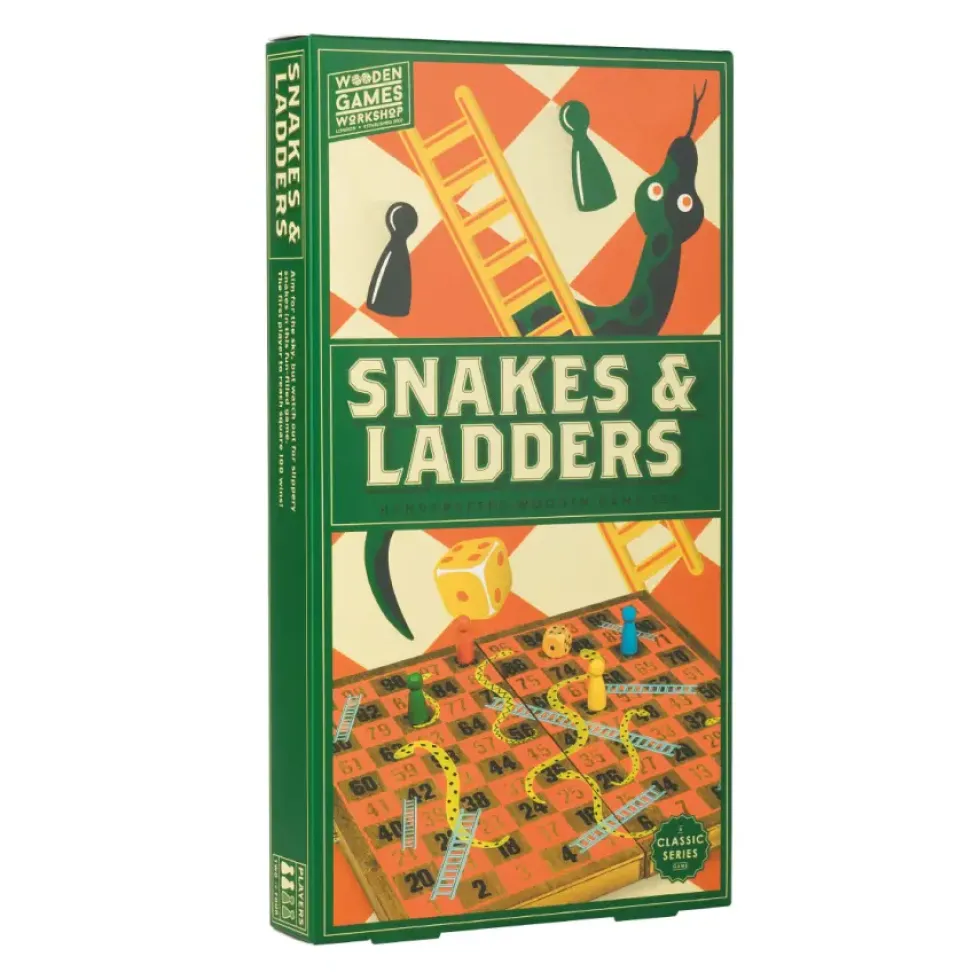 Träspel: Snakes and Ladders (Professor Puzzle)