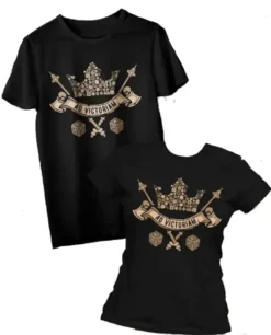 T-shirt: Mr. Meeple - Ad Victoriam (Black) - Woman's Small