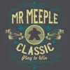 T-shirt: Mr. Meeple - Classic, Play to Win (Grey) - 5X-Large