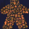 T-shirt: Mr. Meeple - Elements, Orange Meeple (Navy) - Woman's 2X-Large