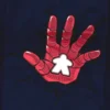 T-shirt: Mr. Meeple - Iron Man Hand Meeple (Navy) - 3X-Large