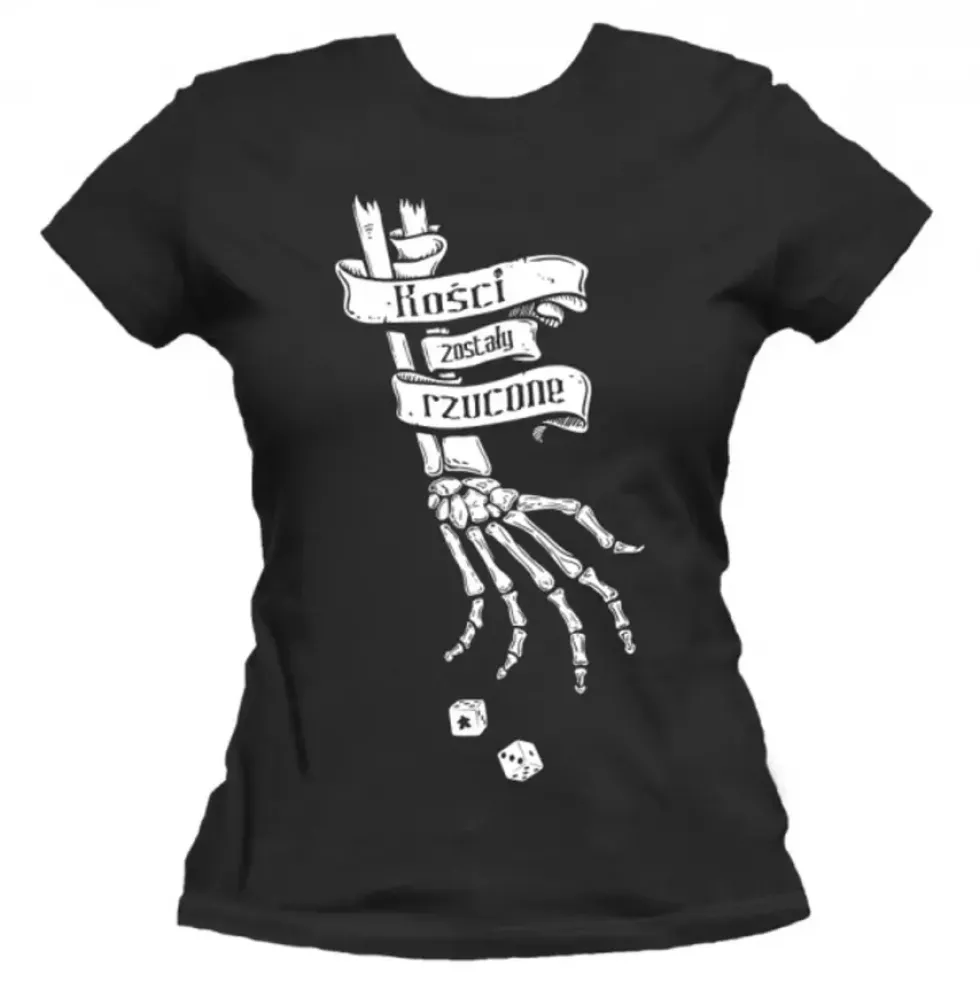 T-shirt: Mr. Meeple - Kosci Zostaly Rzucone (Black) - Woman's X-Large