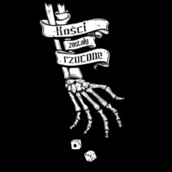 T-shirt: Mr. Meeple - Kosci Zostaly Rzucone (Black) - Woman's X-Large