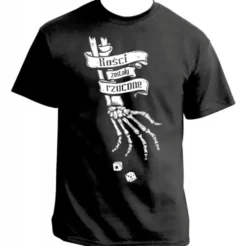 T-shirt: Mr. Meeple - Kosci Zostaly Rzucone (Black) - X-Large