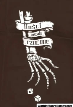 T-shirt: Mr. Meeple - Kosci Zostaly Rzucone (Brown) - X-Large