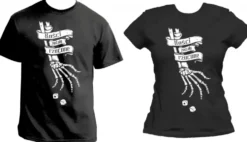 T-shirt: Mr. Meeple - Kosci Zostaly Rzucone (Dark Grey) - Woman's Small