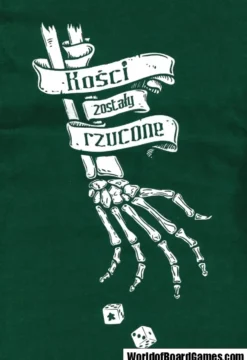 T-shirt: Mr. Meeple - Kosci Zostaly Rzucone (Green) - X-Large