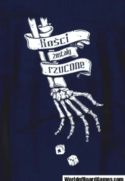 T-shirt: Mr. Meeple - Kosci Zostaly Rzucone (Navy) - Woman's 2X-Large