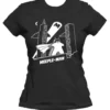 T-shirt: Mr. Meeple - Meeple-Man (Black) - Woman's X-Large