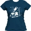 T-shirt: Mr. Meeple - Meeple-Man (Navy) - Woman's Medium