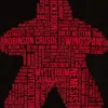 T-shirt: Mr. Meeple - Red Meeple Wordle, Version 2: Trickerion (Black) - Woman's Medium