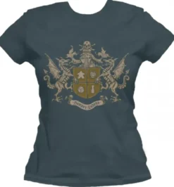 T-shirt: Mr. Meeple - Semper Ludens (Grey) - Woman's Large