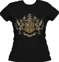 T-shirt: Mr. Meeple - Semper Ludens (Black) - Woman's Large